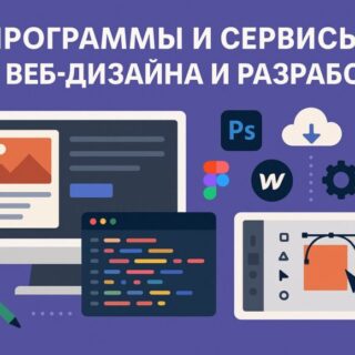 Программы и сервисы для веб дизайна и разработки