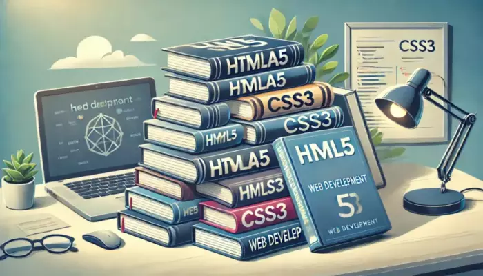 collection of books about HTML5 and CSS3