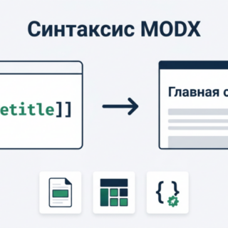 Синтаксис MODX и подстановка данных в HTML-шаблон