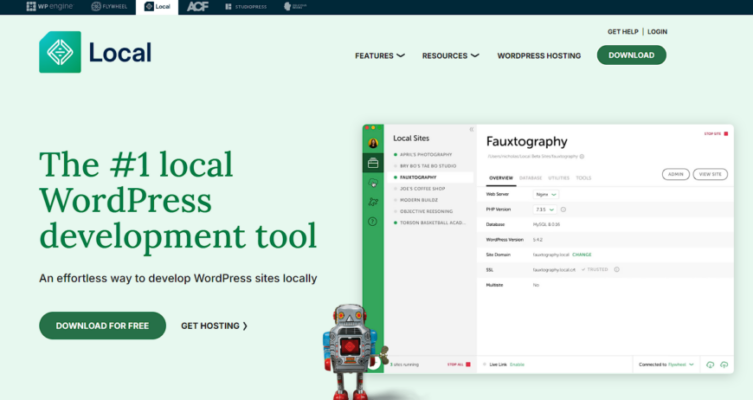 Flywheel Local Examples ? Локальные сервера для веб-разработки