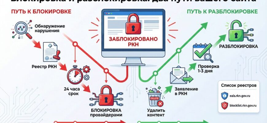 Блокировка РКН от обнаружения до разблокировки