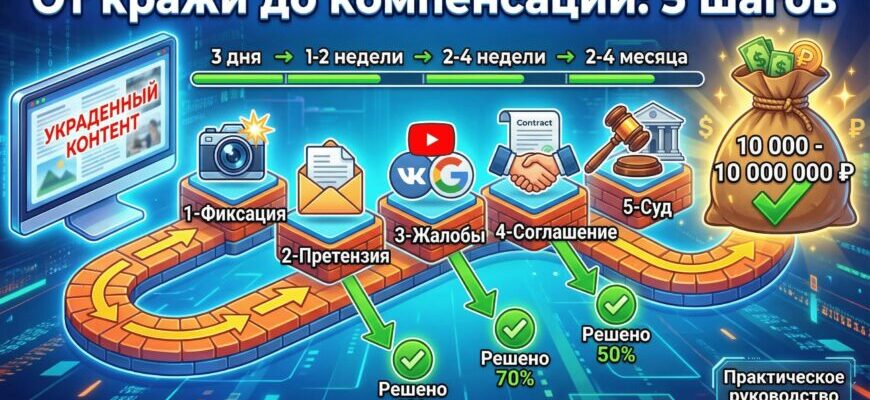 Что делать если украли контент