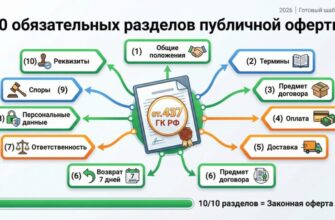 Публичная оферта для интернет-магазина